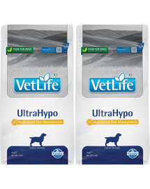 FARMINA Vet Life UltraHypo Hundefutter für Hunde mit Allergien 2 x 2 kg