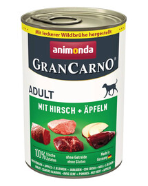 ANIMONDA GranCarno Adult Hirsch mit Apfel 12x400 g