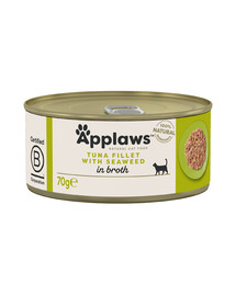APPLAWS Cat Adult Tuna with Seaweed in Broth 70g Thunfisch mit Algen in Brühe