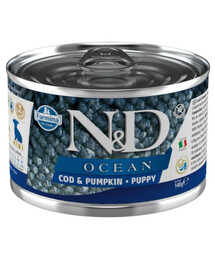 FARMINA N&D Oceean Dog Puppy Codfish, pumpkin 140 g