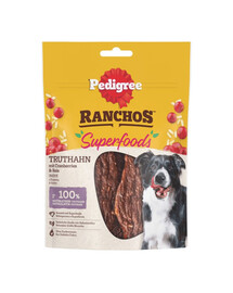 PEDIGREE Ranchos Superfoods mit Truthahn, Preiselbeeren und Reis 70g