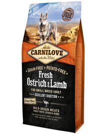 CARNILOVE Hund Fresh Small Breeds Ostrich & Lamb 6 kg
