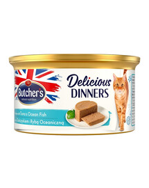 BUTCHER'S Classic Delicious Dinners mit Thunfisch und Seefischmousse 85 g