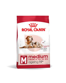 ROYAL CANIN MEDIUM Ageing 10+ Trockenfutter für ausgewachsene Hunde, mittlere Rassen 15 kg