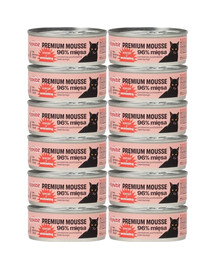 COMFY APPETIT PREMIUM Mousse mit Rindfleisch für Katzen 12x85 g