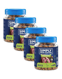 SIMPLY FROM NATURE Smart Bites Ente für Hunde 4x130 g