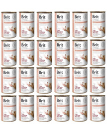 BRIT Veterinary Diet Renal Tuna&Salmon&Pea Nierenfutter für Hunde 24x400g