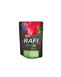 DOLINA NOTECI Rafi mit Wildfleischbeutel für Hunde 300 g