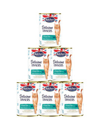 BUTCHER'S Delicious Dinners, Nassfutter mit Meeresfisch in Gelee 6x400g