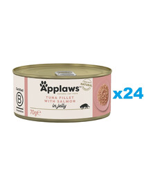 APPLAWS Cat Adult Thunfisch und Lachs in Gelee 24x 70g