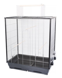 INTERZOO Fiona XL Vogelkäfig 78 cm schwarz