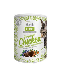 BRIT Care Snack Superfruits Mix Geschmacks 6x100g mit Huhn Insekten Lamm