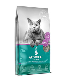 ARISTOCAT Optimum Lavendel 25 l Bentonit-Katzenstreu mit Lavendelduft