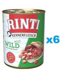 RINTI Kennerfleisch Wildfleisch 6x400g