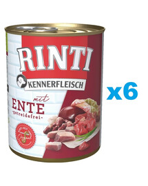 RINTI Kennerfleisch Ente 6x800g