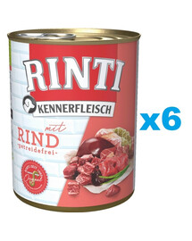 RINTI Kennerfleisch Rindfleisch 6x800g