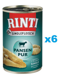RINTI Singlefleisch Pure Monoprotein Pansen 6x800g