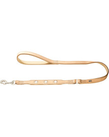 HUNTER Schweizer Lederleine 1,8cm/1m beige