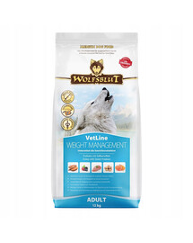 WOLFSBLUT VetLine Weight Management Diätfuttermittel für Hunde zur Gewichtskontrolle 12 kg