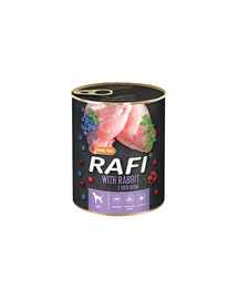 RAFI Futter mit Kaninchen, Heidelbeeren und Preiselbeeren 800g