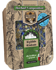 KORONA NATURY Kräutermischung mit Kornblume für Meerschweinchen 70 g