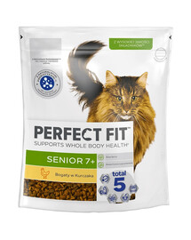 PERFECT FIT (Senior 7+) 750  Reich an Huhn – Trockenfutter für ältere Katzen