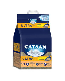 CATSAN Ultra Plus 15l Ergiebige Klumpstreu