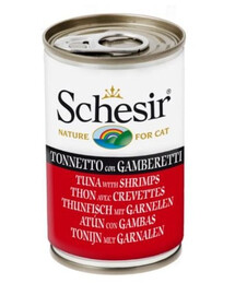 SCHESIR Thunfisch mit Garnelen 140 g