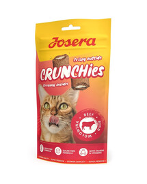 Crunchies Beef 60 g chrupiące przysmaki z wołowiną dla kotów