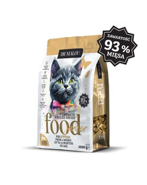 Kitten Liofilizowana karma Kurczak z kozim mlekiem i żółtkiem 1 kg sucha karma dla kociąt