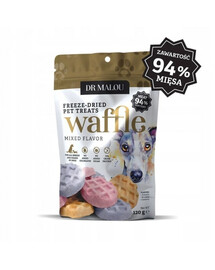 DR MALOU Wafel Gevriesdroogd Kippenvlees Mix Smaken 120g