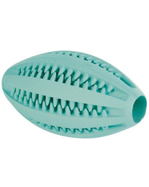 TRIXIE Mintfresh Rugbyball, Naturgummi 11.5 cm