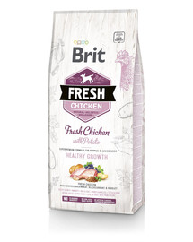 BRIT Fresh chicken with potato puppy healthy growth 12 kg