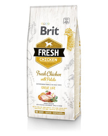 BRIT Fresh chicken with potato adult great life 2,5 kg
