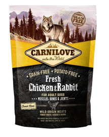 CARNILOVE Fresh Chicken & Rabbit Hundefutter 1,5 kg
