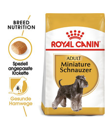 ROYAL CANIN Miniature Schnauzer Adult Hundefutter trocken für Zwergschnauzer 3 kg