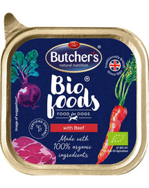 BUTCHER'S Bio Foods Rinderpastete für Hunde 150 g