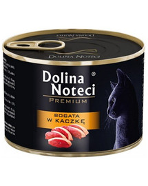 DOLINA NOTECI Premium Ente reichhaltig für ausgewachsene Katzen 185 g