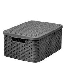 CURVER STYLE" M Korb mit Deckel dunkelgrau