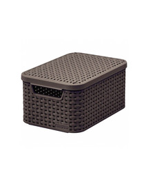 CURVER Aufbewahrungsbox NATURAL STYLE S Dunkelbraun
