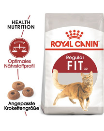 ROYAL CANIN FIT Trockenfutter für aktive Katzen 400 g