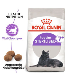 ROYAL CANIN STERILISED 7+ Trockenfutter für ältere kastrierte Katzen 3,5 kg