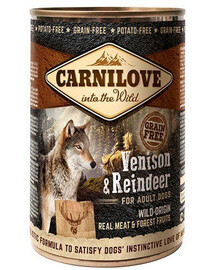 CARNILOVE Adult Wildfleisch & Rentier, Venison & Reindeer 400g