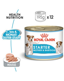 ROYAL CANIN STARTER Mousse Welpenfutter nass 195 g