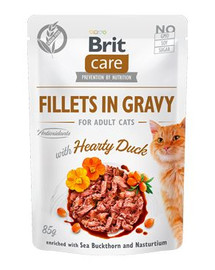BRIT Care Cat Fillets in gravy Duck 85g