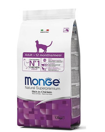 MONGE Cat Adult mit Hühnchen 1.5 kg
