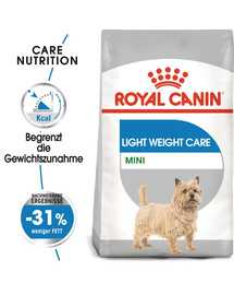 ROYAL CANIN LIGHT WEIGHT CARE MINI Trockenfutter für kleine Hunde mit Neigung zu Übergewicht 16 kg (2 x 8 kg)