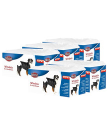 TRIXIE Windeln für Hündinnen XS-S 12 St x 5