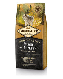CARNILOVE Dog Adult Large Breed Salmon & Turkey 24 kg (2 x 12 kg)