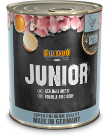 BELCANDO JUNIOR GEFLÜGEL MIT EI 800 g